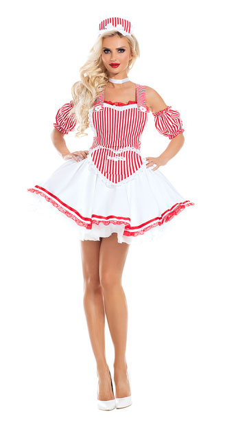 F1889 sexy nurse costume